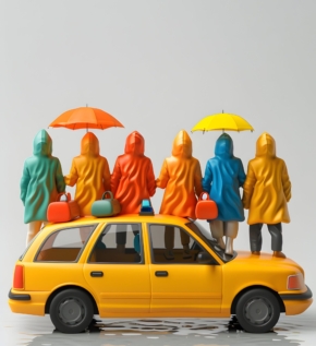 3d-flat-icon-business-professionals-raincoats-taking-taxi-rides-amidst-rain-shower-whimsical (1)